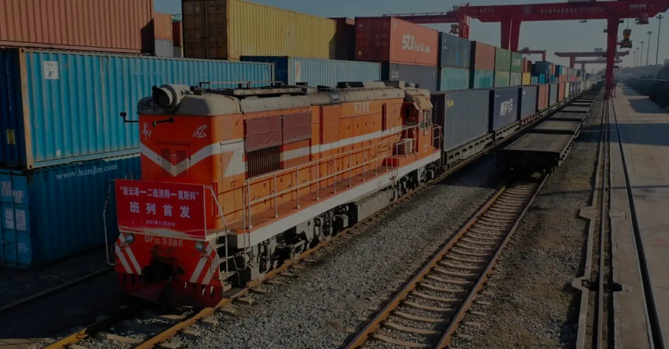 Railway transportation of goods from China to Novorossiysk