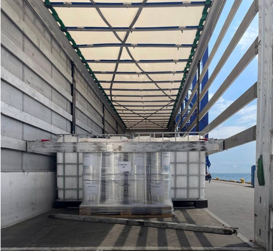 Перевозка клея (Лодзь - Ростов-на-Дону)